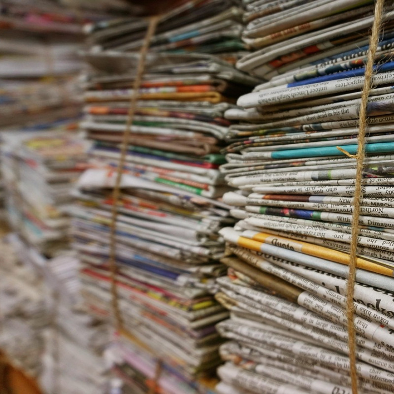 stacked pallets recycling